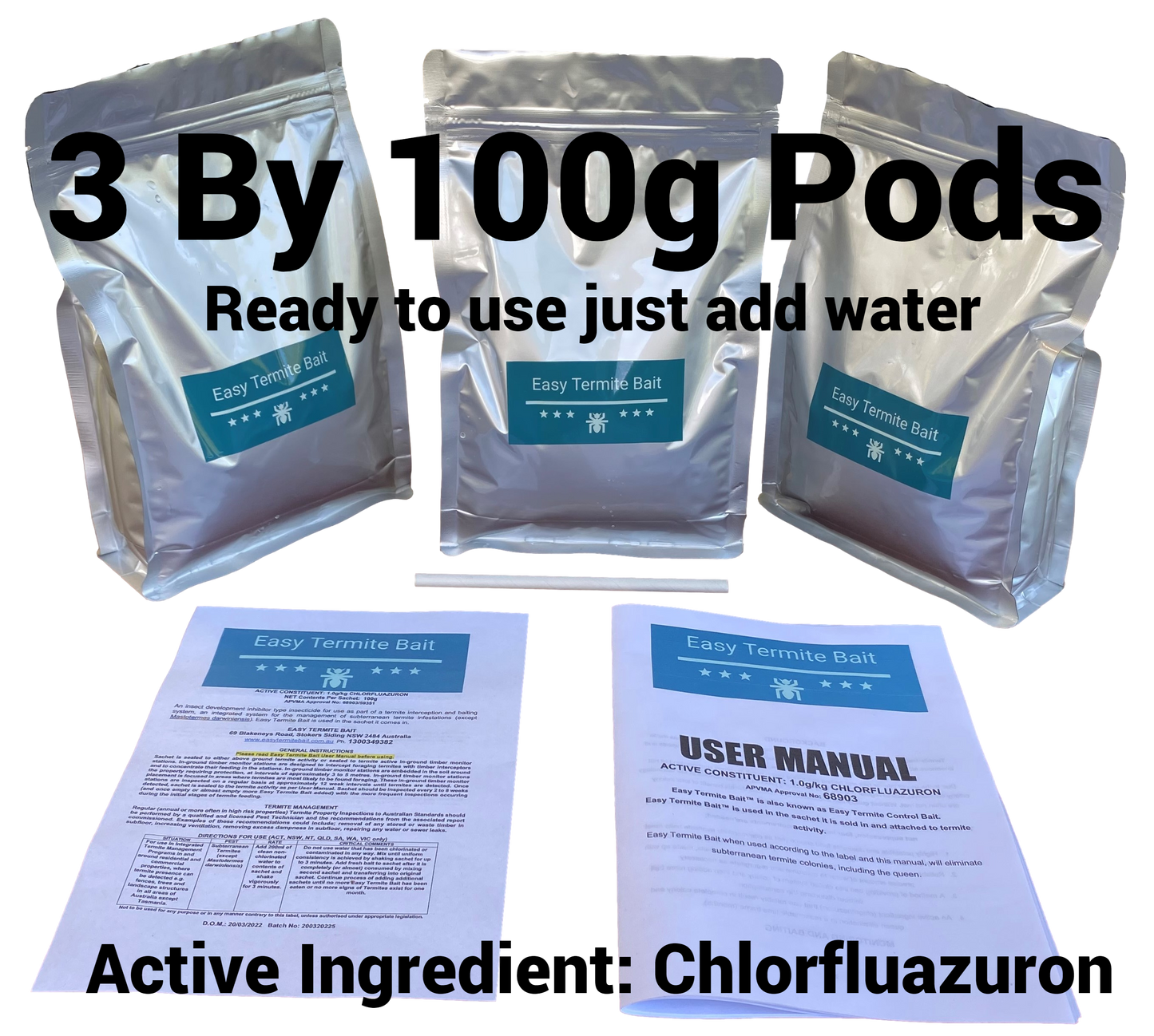 Easy Termite Bait™ Pod By 3 (300g)